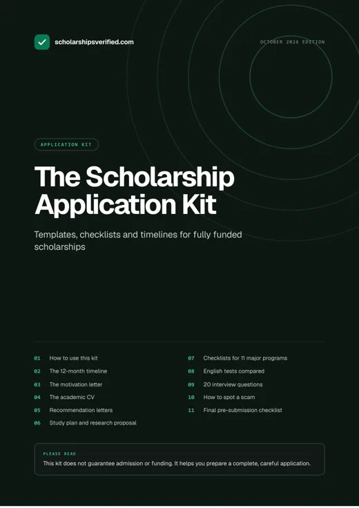 Cover of The Scholarship Application Kit